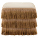 Jute Fringe Ottoman Ottomans + Stools 7000-1302