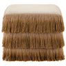 Jute Fringe Ottoman Ottomans + Stools 7000-1302