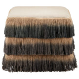 Jute Fringe Ottoman Ottomans + Stools 7000-1312