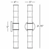 Kane 2-Light Rose Water Wall Sconce Wall Sconces