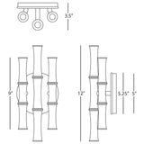 Kane 6-Light Rose Water Wall Sconce Wall Sconces