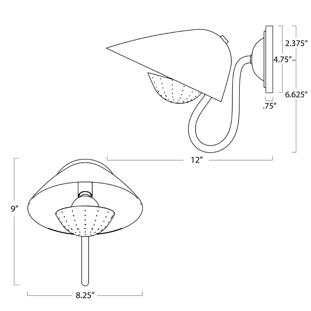 Keaton Sconce Single Lighting