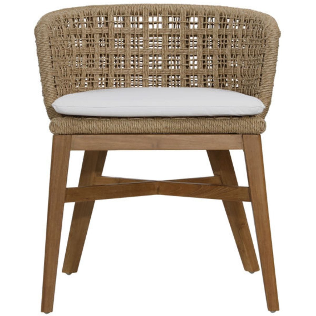 Keith Outdoor Dining Chair (Set of 2) Outdoor Dining Chairs + Benches RIV10017-NAT