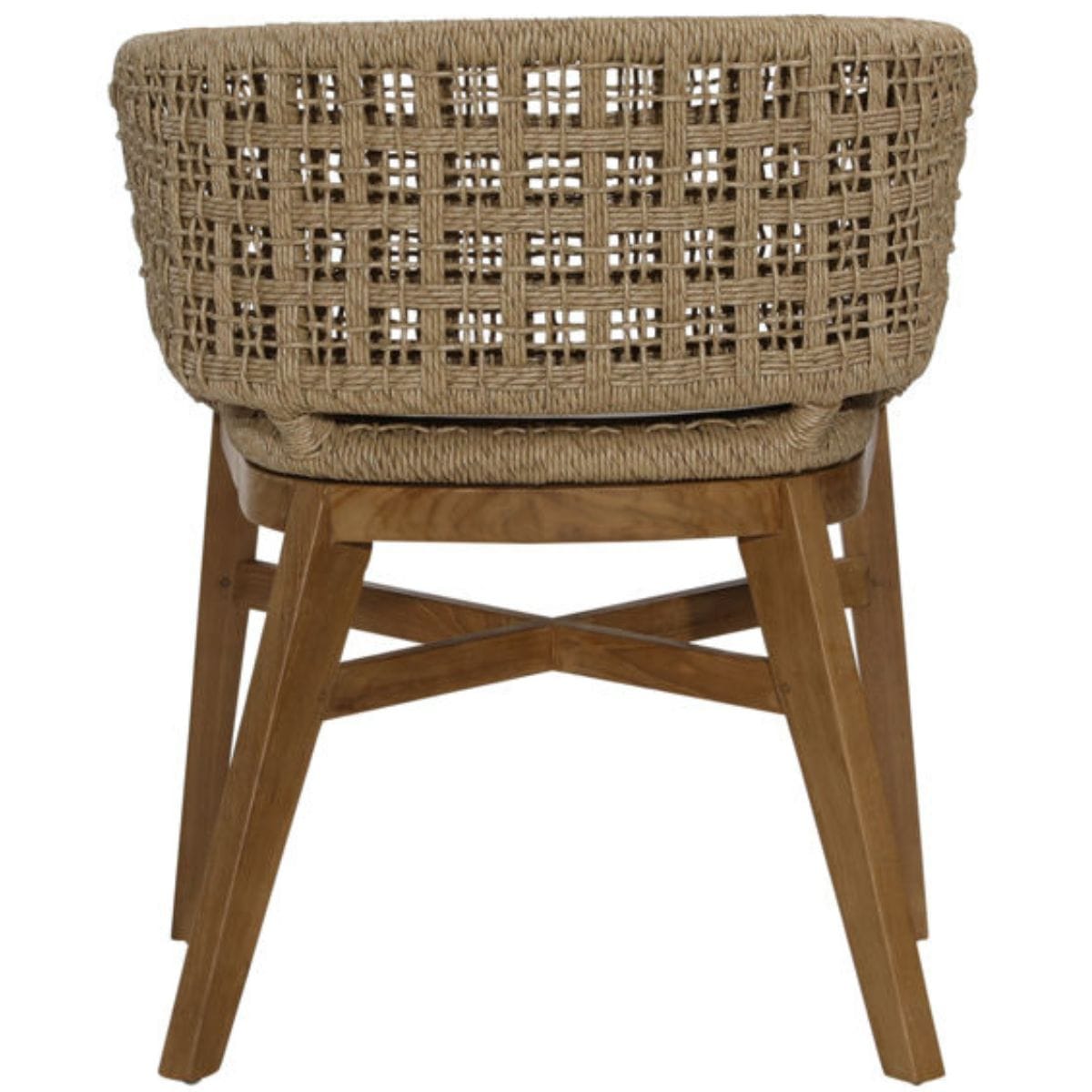 Keith Outdoor Dining Chair (Set of 2) Outdoor Dining Chairs + Benches RIV10017-NAT