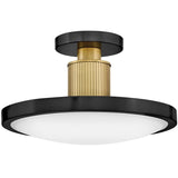 Kieran Semi-Flush Mount Flush Mounts 47593BK-LCB 640665928488