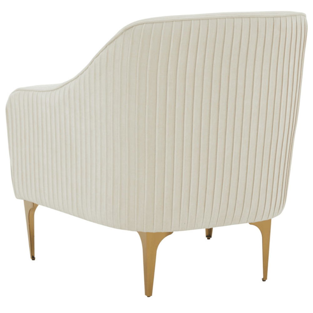 Kim Velvet Accent Chair Accent Chair