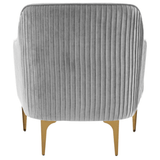 Kim Velvet Accent Chair Accent Chair