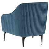 Kim Velvet Accent Chair Accent Chair