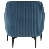 Kim Velvet Accent Chair Accent Chair