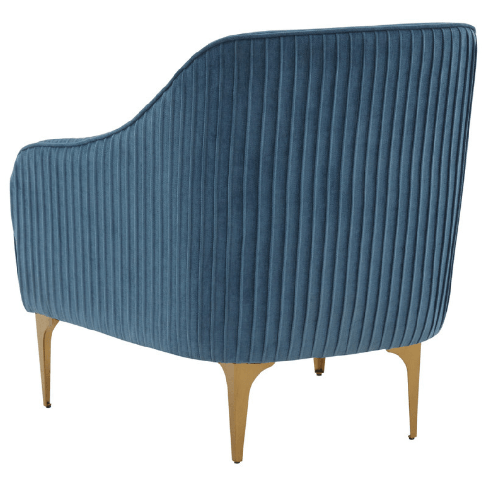 Kim Velvet Accent Chair Accent Chair