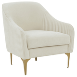 Kim Velvet Accent Chair Accent Chair