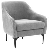 Kim Velvet Accent Chair Accent Chair