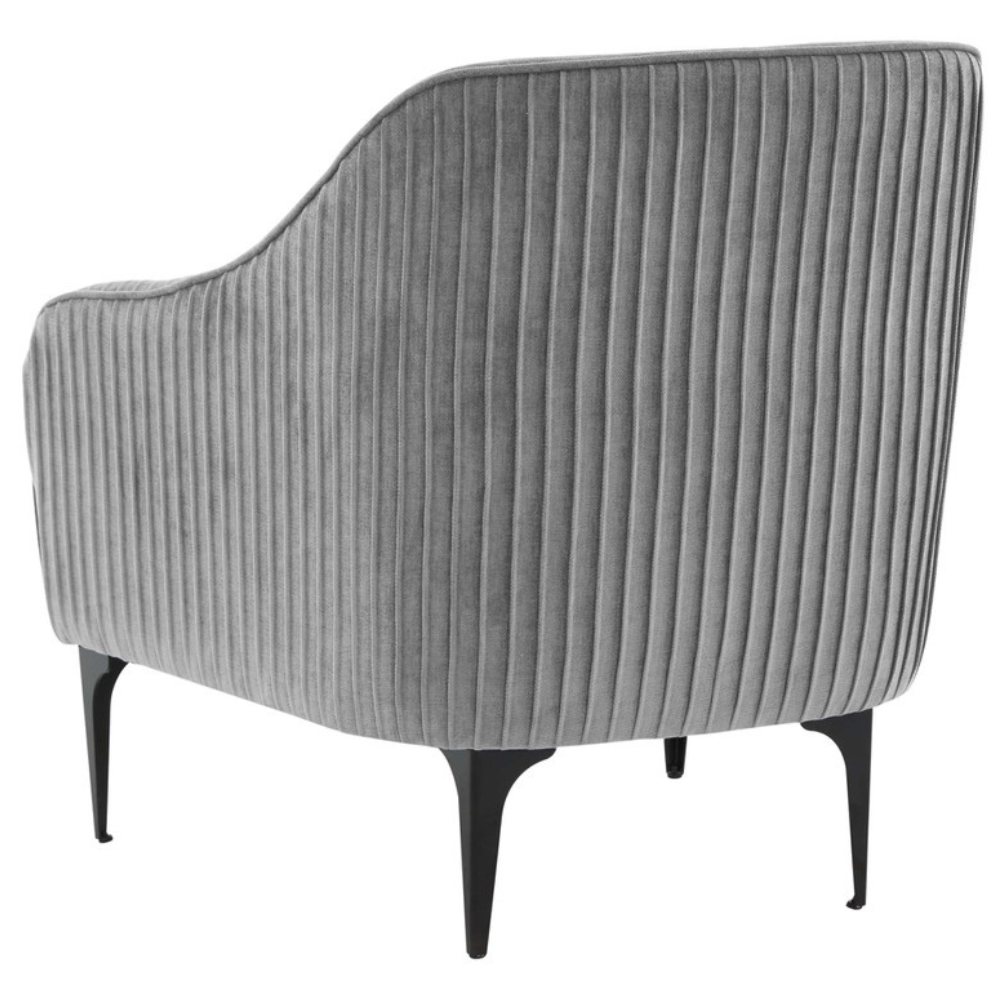 Kim Velvet Accent Chair Accent Chair