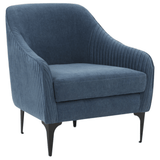 Kim Velvet Accent Chair Accent Chair