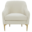 Kim Velvet Accent Chair Accent Chair REN-L05112