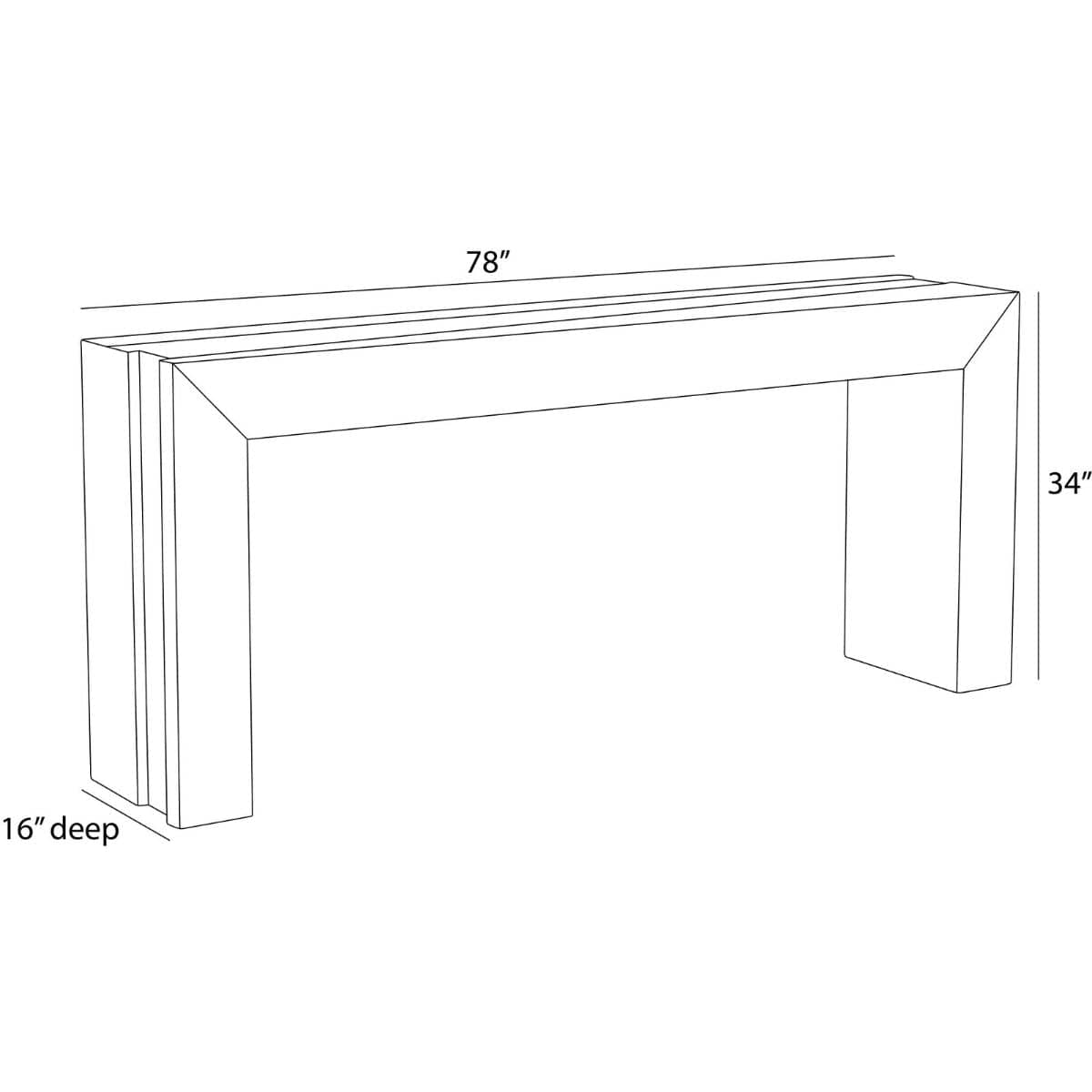 Kingston Console Console & Entry Table FLI16