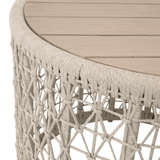 Knit Outdoor End Table Side Tables 6889.OAT/W-ET 842279145422