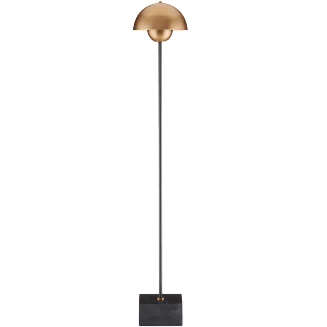 La Rue Brass Floor Lamp Floor Lamps 8000-0095 00633306036703