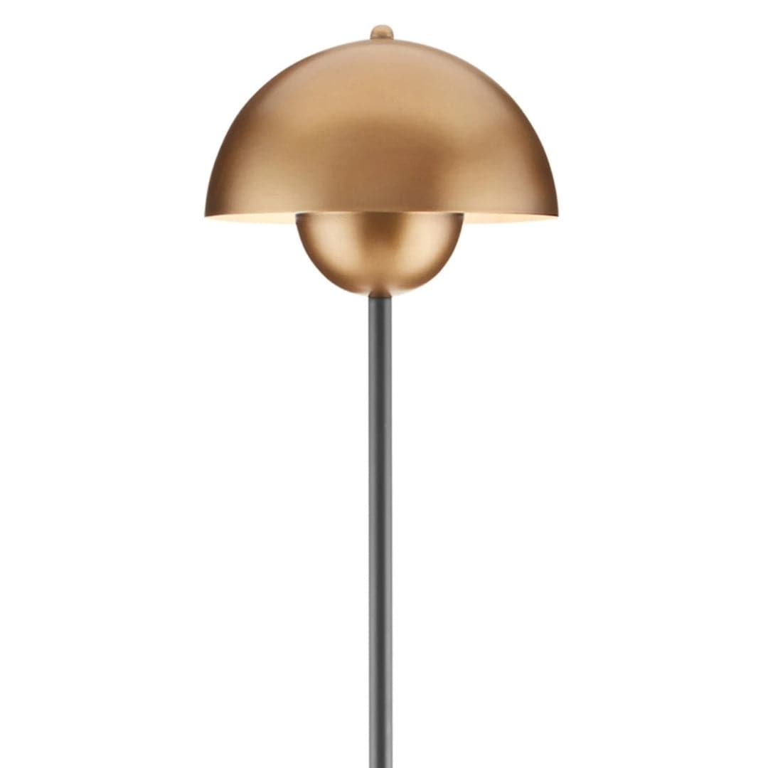 La Rue Brass Floor Lamp Floor Lamps 8000-0095 00633306036703