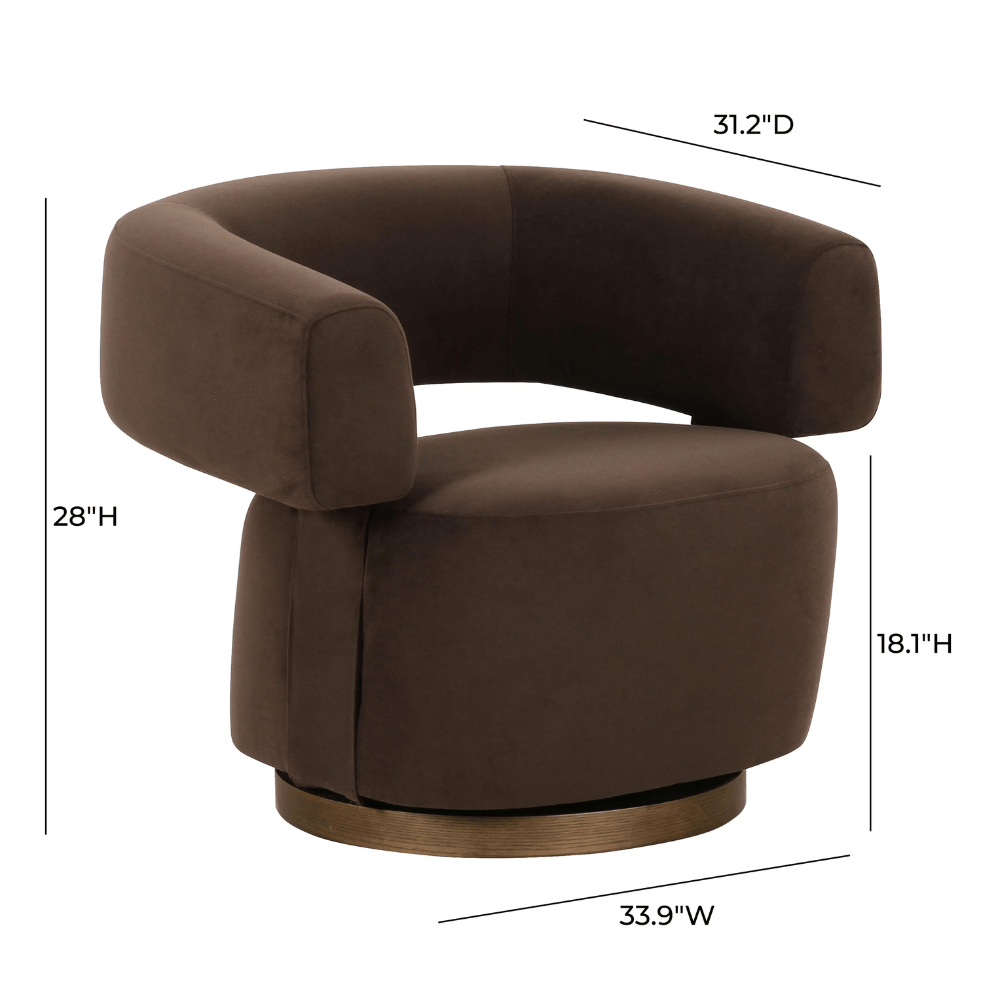 Laiken Swivel Accent Chair Accent Chair TOV-S69313 793580641885
