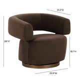 Laiken Swivel Accent Chair Accent Chair TOV-S69313 793580641885