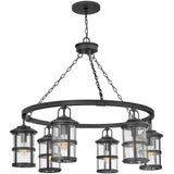 Lakehouse Single Tier Chandelier Chandelier 2689BK 640665268911