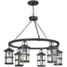 Lakehouse Single Tier Chandelier Chandelier 2689BK 640665268911