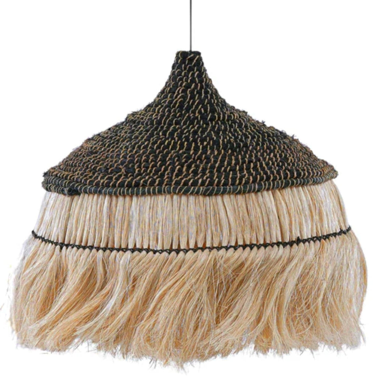 Lara Upcycled Abaca Pendant Lamp Pendant TOV-G21046 793580645029