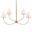 Lauren Liess Evermore Linear Chandelier Chandeliers F1948-PBR 197292135098