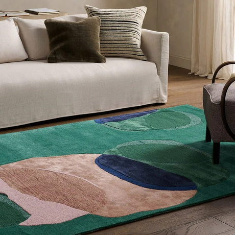 Layered Form Divya Area Rugs