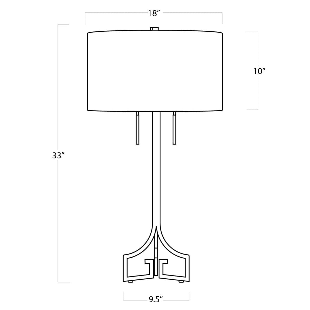 Le Chic Table Lamp - Gold Lamp 13-1076AGL 844717011931