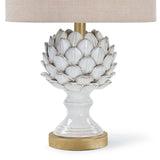 Leafy Artichoke Ceramic Table Lamp - Off White Lamp 13-1194 844717023705