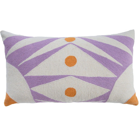 Leah Singh Zaza Dots Pillow - Lilac Pillows Leah-Singh-Zaza-Dots-Pillow-Lilac