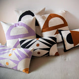 Leah Singh Zaza Shapes Pillow - Lilac Pillows Leah-Singh-Zaza-Shapes-Pillow-Lilac