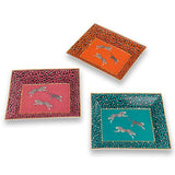 Leaping Cheetah Plates Set/3 Decorative Object ACFM-446-01