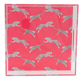 Leaping Cheetah Tray Decorative Object