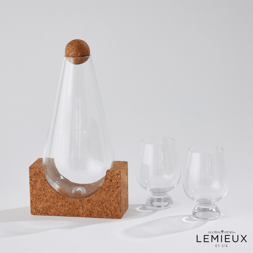 Lemieux Et Cie Meriel Decanter and Glass Decor & Glassware