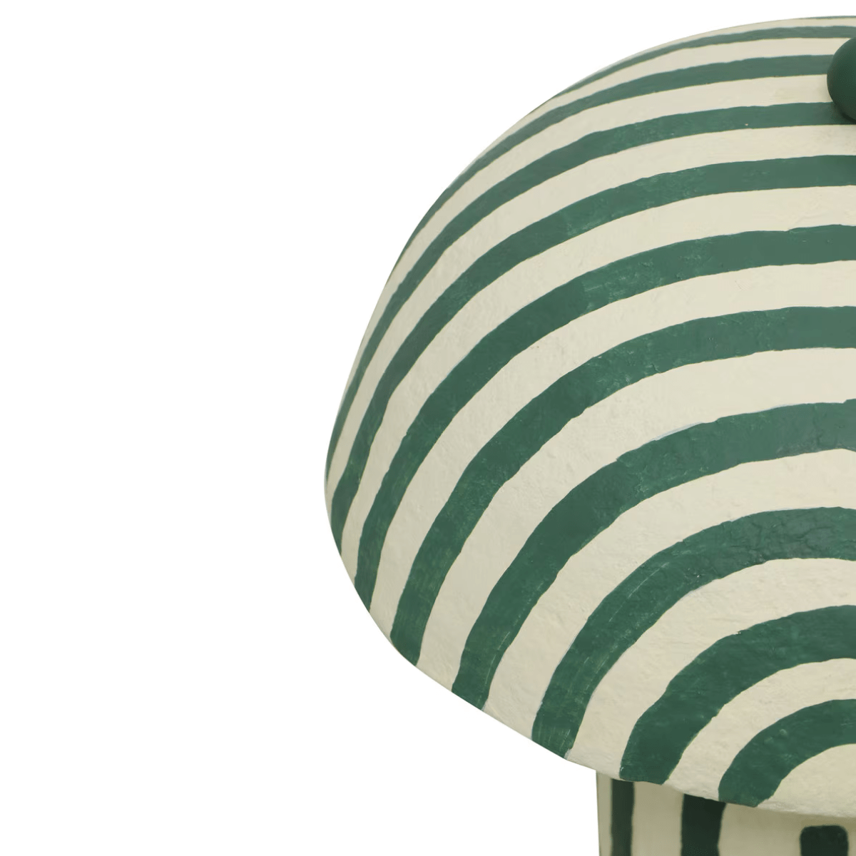 Lennox Striped Papier Mache Table Lamp Table Lamps