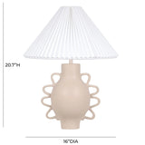 Lighting by BLU Hazza Pleated Table Lamp Table Lamps