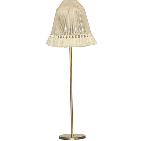Lighting by BLU June Floor Lamp Floor Lamp with woven shade TOV-G18461