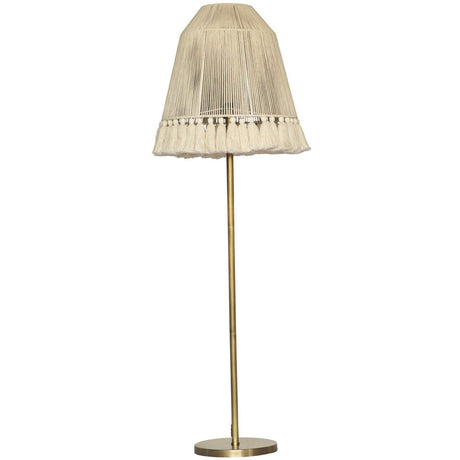 Lighting by BLU June Floor Lamp Floor Lamp with woven shade TOV-G18463