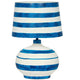 Lighting by BLU Positano Striped Papier Mache Table Lamp Table Lamps TOV-G18573