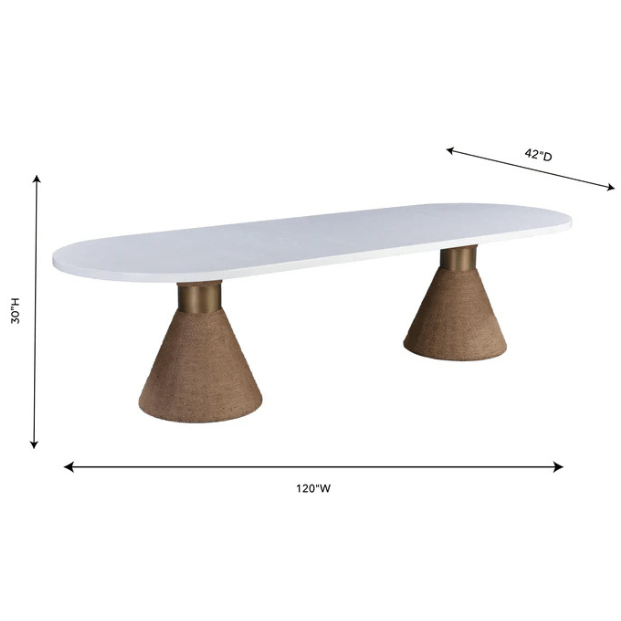 Lily Rope Dining Table Dining Table