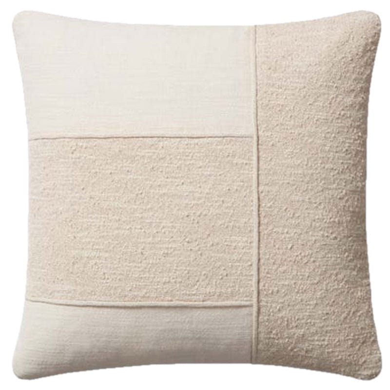 Loloi Magnolia Home Pillow - Ivory Pillows loloi-PMH0060-IVORY-CHARCOAL-DOWN-1818