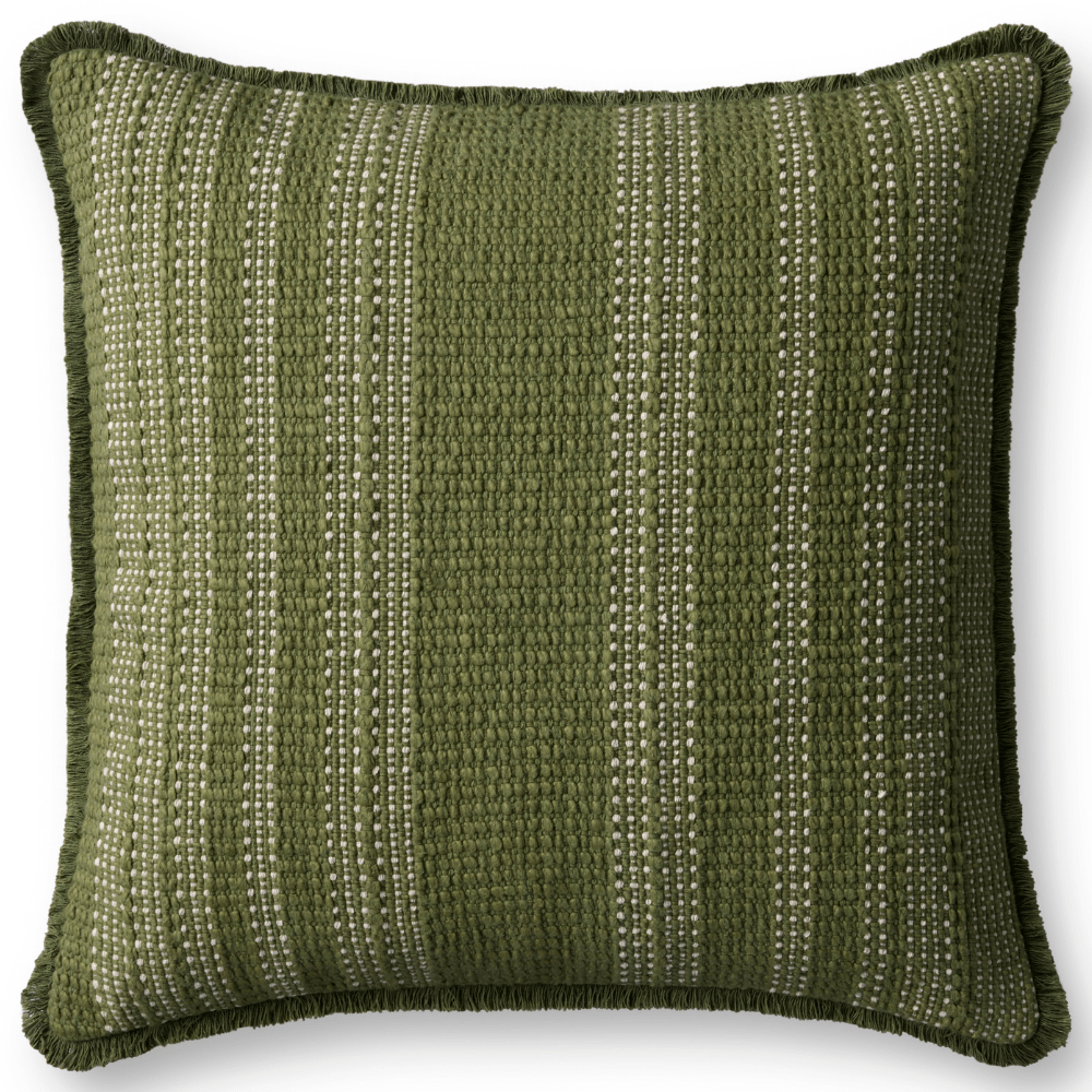 Loloi Pillow - NO PRICE Pillow & Decor pll0131-green-ivory-cover