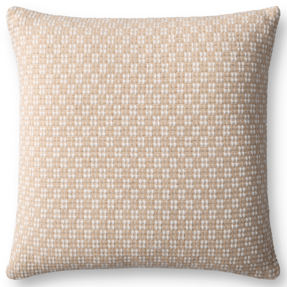 Loloi Pillow Pillow & Decor pll0125-ivory-wheat-cover