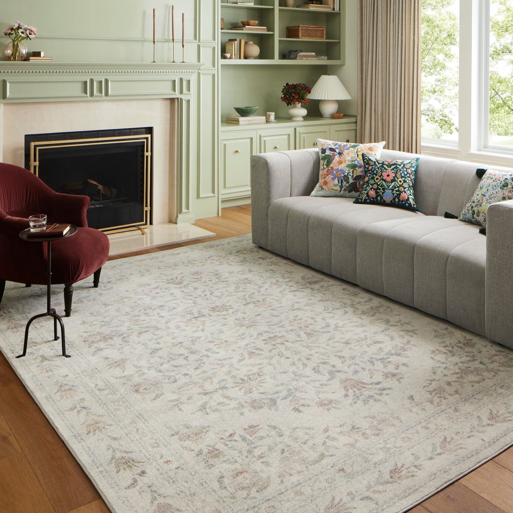 Courtyard Rug – Meadow Blu