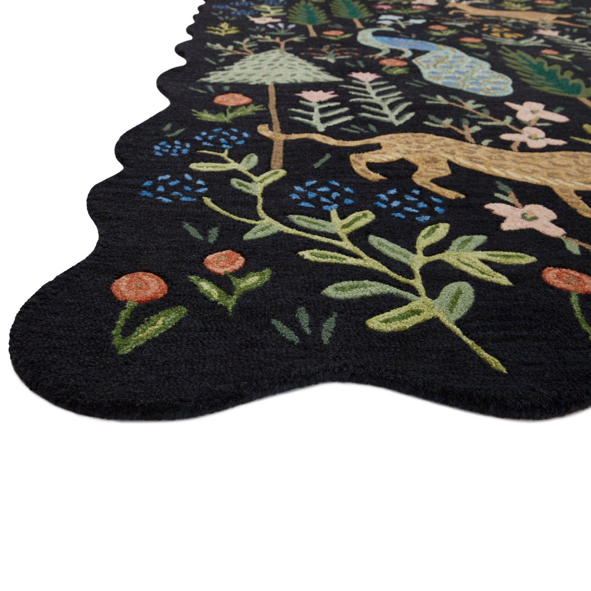 Loloi Rifle Paper Co. Silhouette Midnight Menagerie Rug Rugs