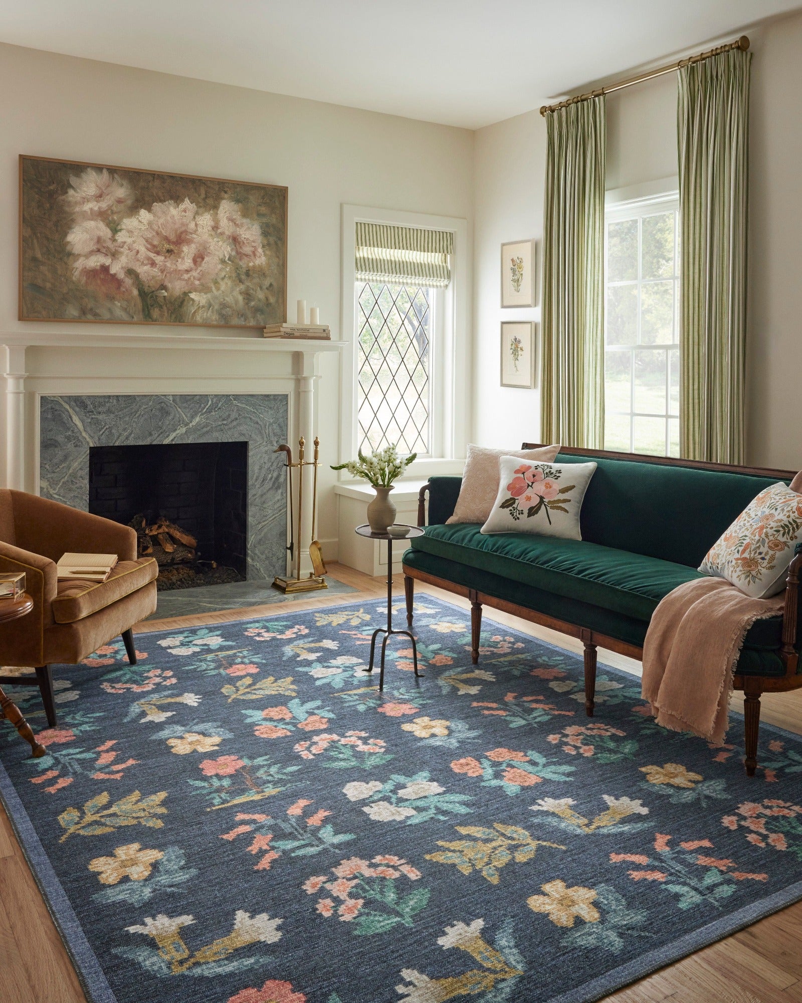 Hawthorne Rug – Meadow Blu
