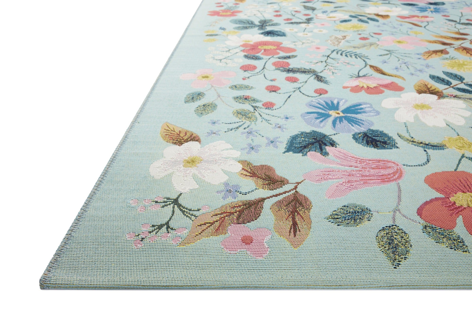 Strawberry Fields Indoor/Outdoor Rug – Meadow Blu